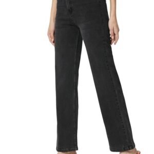Jeans High-Rise Straight Fit Stretchable Casual Wear