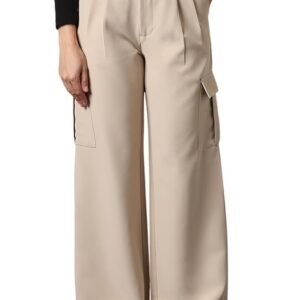 Wide Leg Trousers – High Waist, Relaxed Fit, Casual Wear