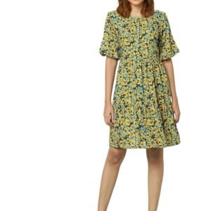 VERO MODA Women's Knee Length Viscose Shift Dress