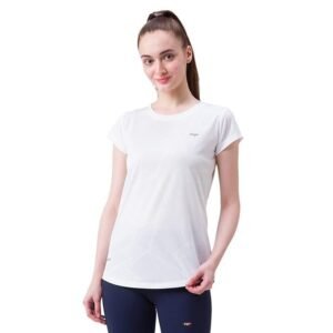 berge' Ladies Polyester Dry Fit Textured Western Shirts & Tshirts for Women, Quick Drying & Breathable Fabric, Gym Wear Tees & Workout Tops|Half Sleeve T-Shirt|Running Tshirts