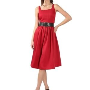 VERO MODA Women's Polyester A-Line Maxi Dress