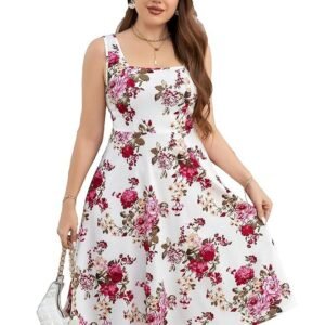 KATECLO Women's & Girls Midi Solid Cami Casual Dress